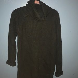Cowl Neck Forest Green Sweater//Cotton On